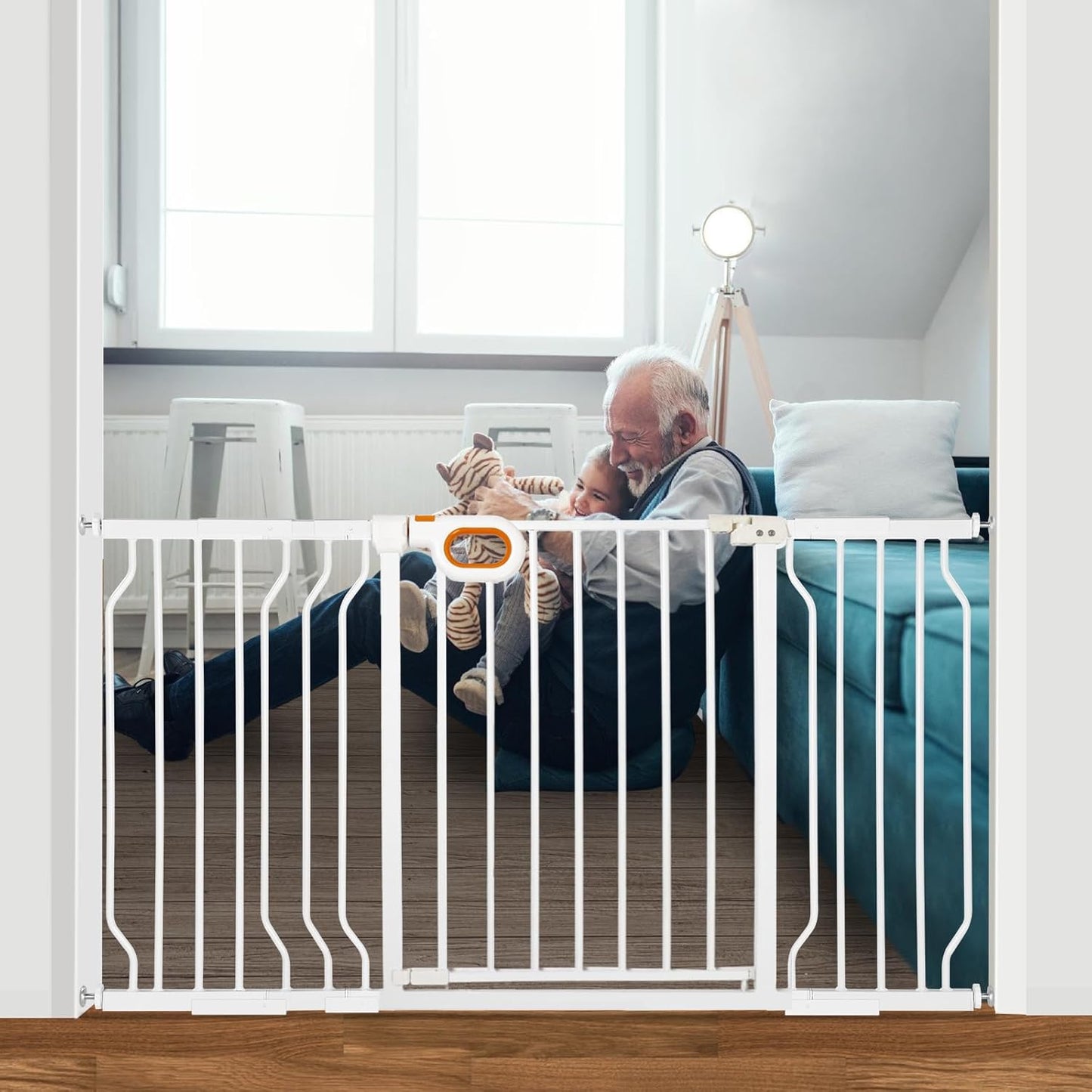Owlie Adjustable Safety Gate for Stairs - Perfect for Homes