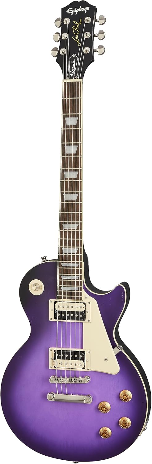 Epiphone Les Paul Classic in Worn Purple Burst for Musicians