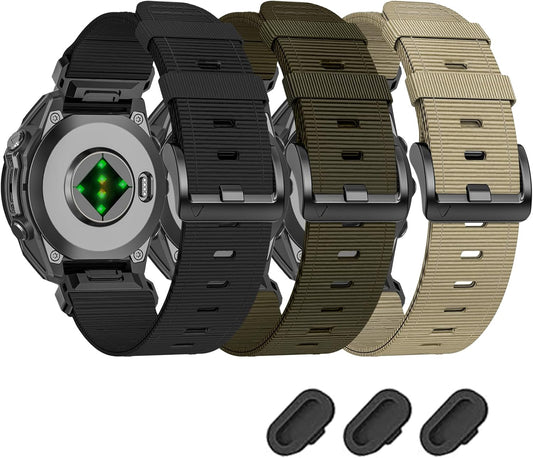 Quickfit Nylon Watchband for Garmin Fenix 8 and More Models