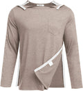 Men's Post Shoulder Surgery Recovery Shirt Full Tear Away - Long