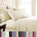 Queen Sheet Set 21-Inch Deep Pocket Microfiber Sheets - Extra Deep Fit