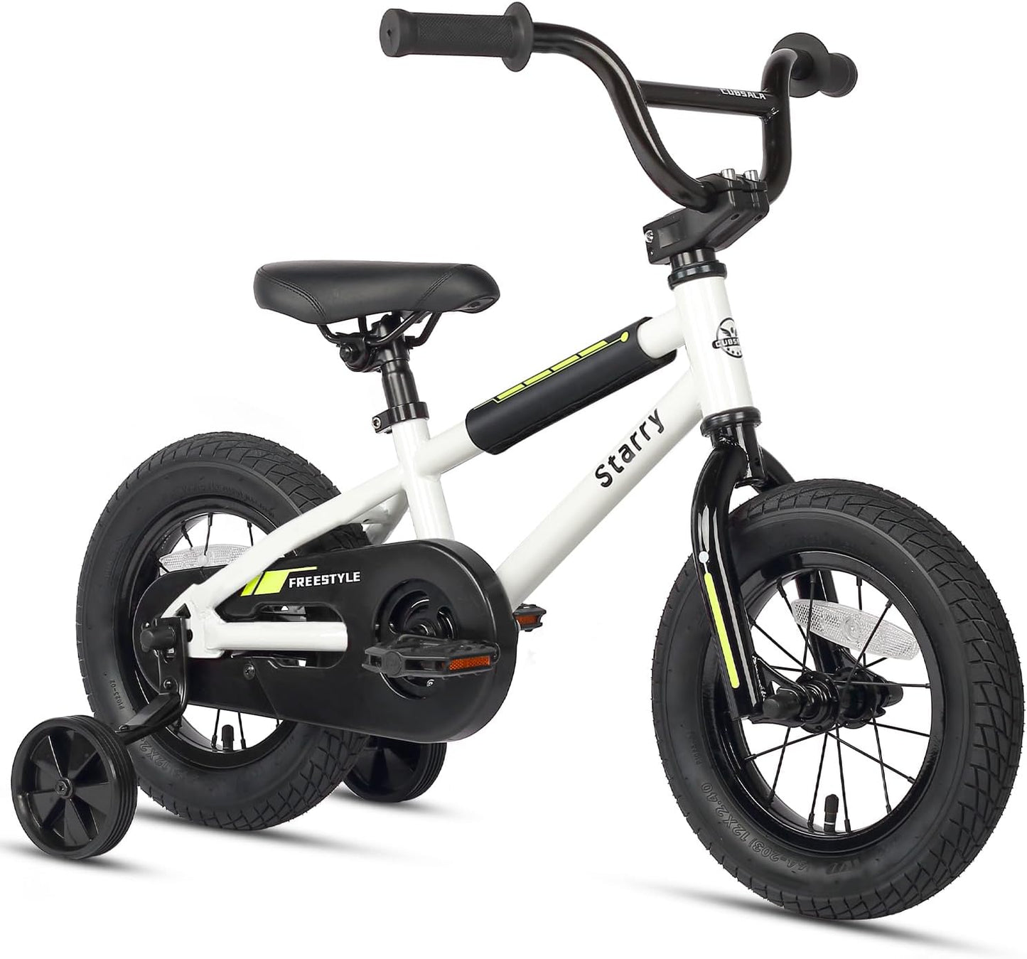BMX Style Kids Bike with Training Wheels for Ages 1-10 Years