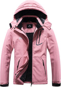MOERDENG Women's Waterproof Ski Jacket - Warm, Windproof Winter