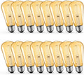 MASTERY MART Dimmable Vintage E26 LED Bulb 2200K - Warm Amber Glow