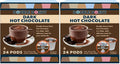 Double Donut Dark Hot Chocolate Pods for Keurig K Cups Brewers - Rich
