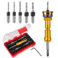 Countersink Drill Bits Set with Depth Stop - Adjustable Precision
