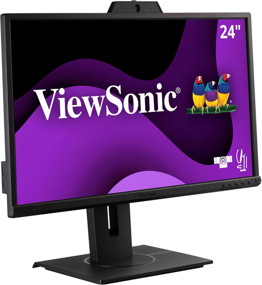 ViewSonic VG2440V 24 1080p Video Conferencing Monitor: Integrated Camera & Smart Design