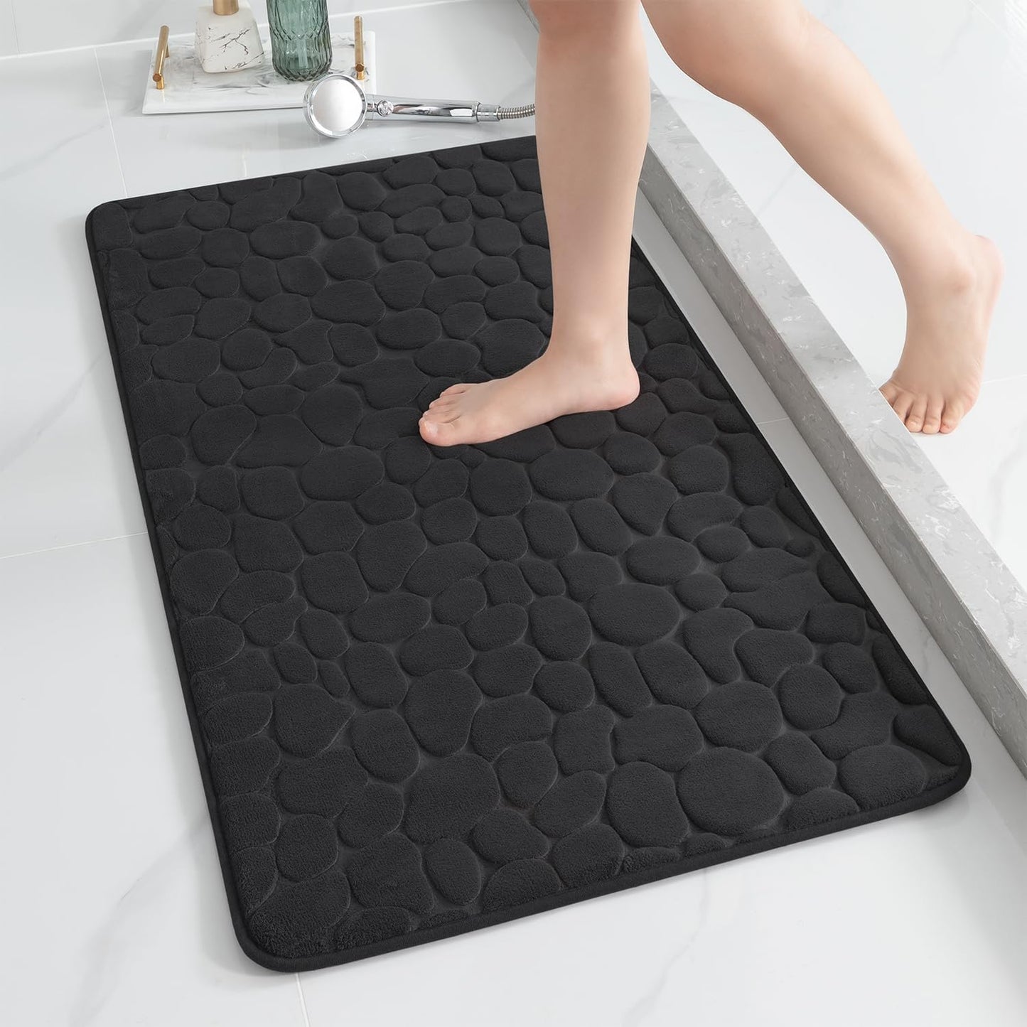 YIHOUSE Memory Foam Runner Rug for Bathroom and Hallway Use