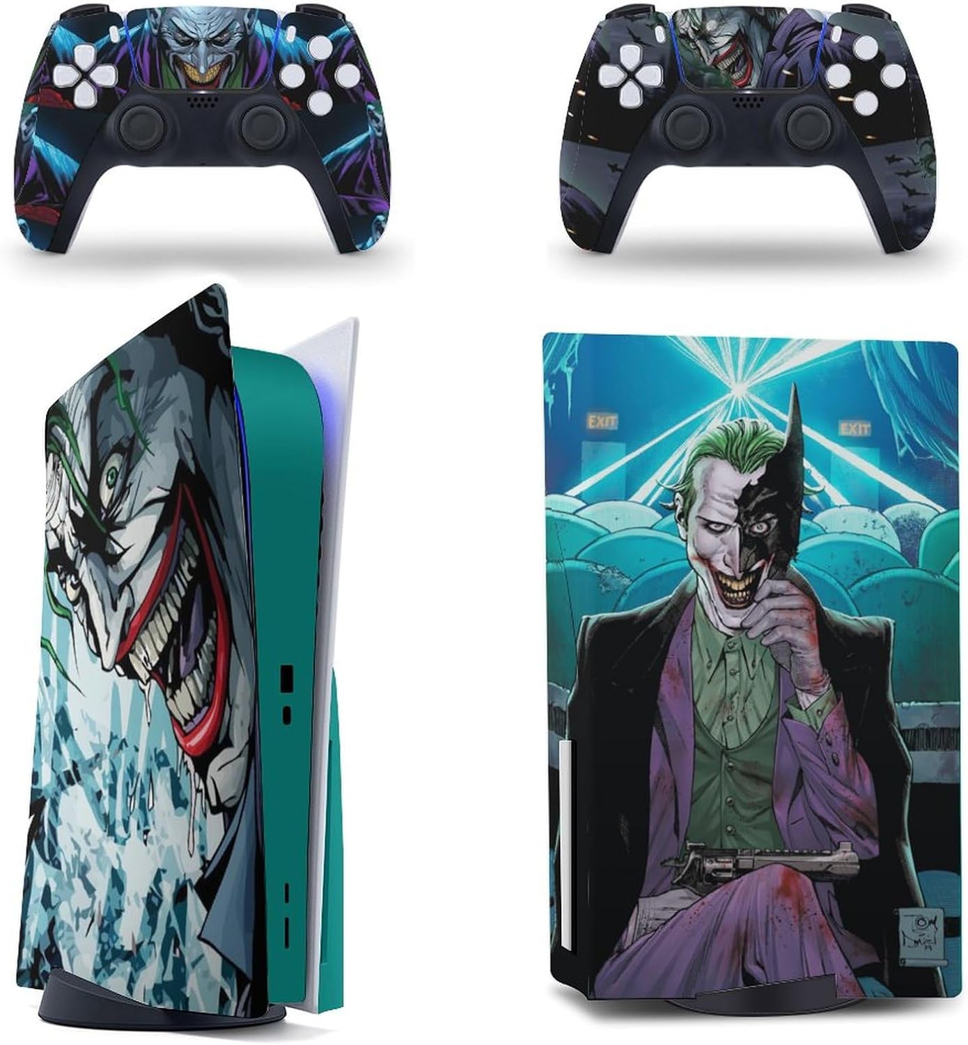 PS5 Skin Set: Scratch-Resistant, Bubble-Free, Style8