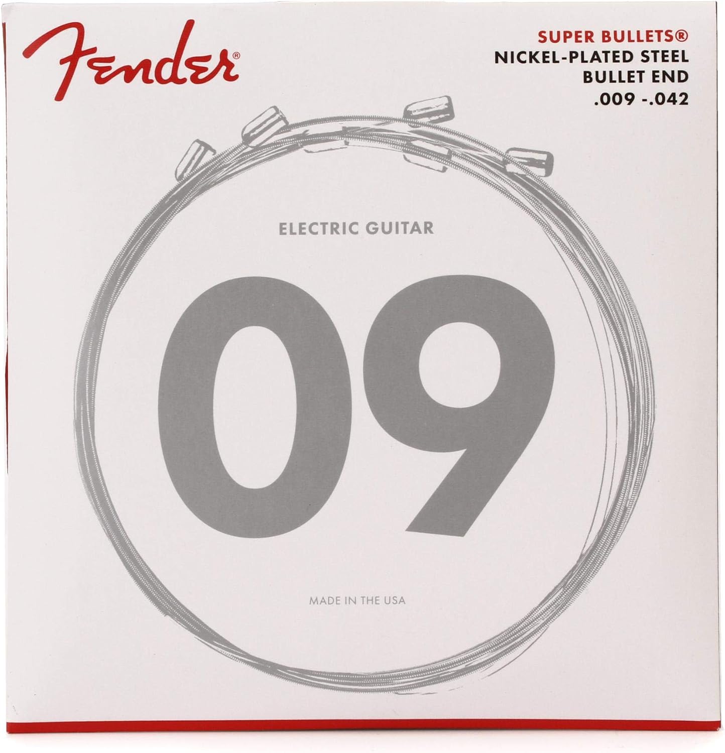 Fender Super 3250 Bullet Electric Guitar Strings - Enhanced Tone!