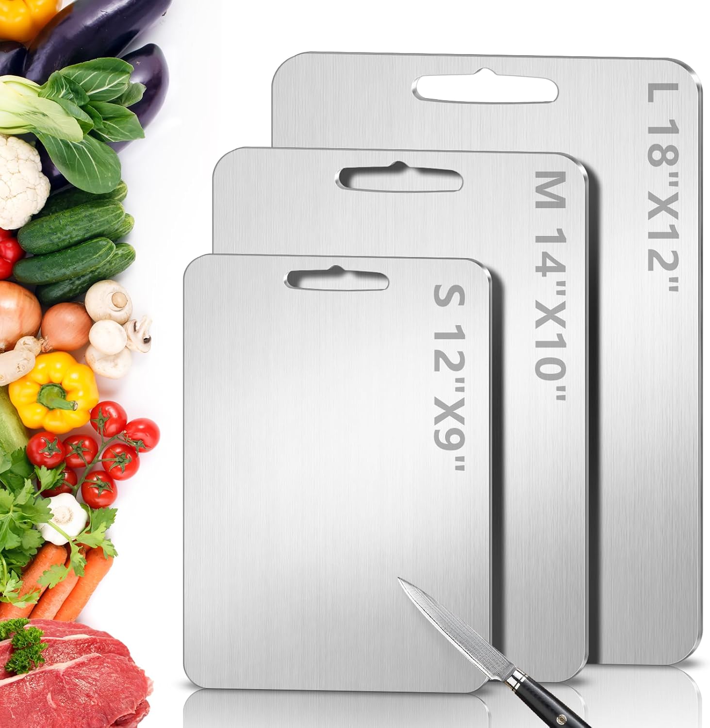 Titanium Cutting Board for Kitchen - Durable and Non-Toxic