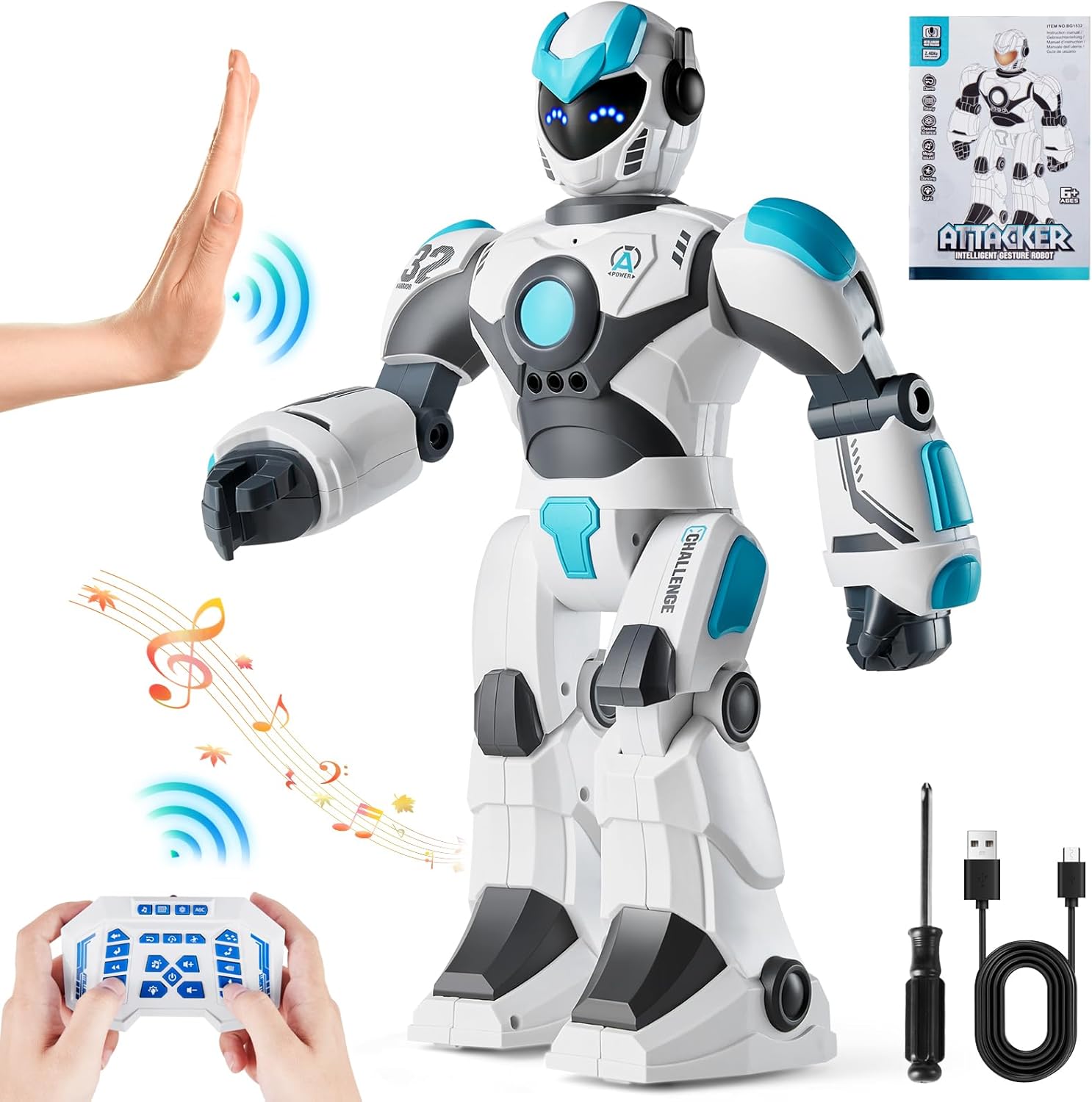 Interactive Smart RC Robot Toy for Kids by VEVOR