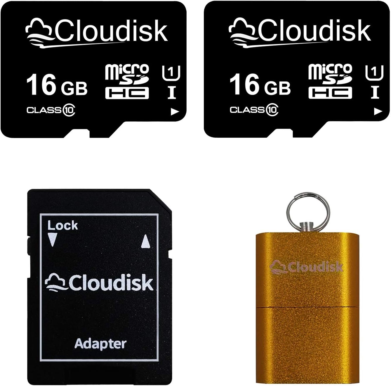 High-Speed 16GB Micro SD Card Duo by Cloudisk