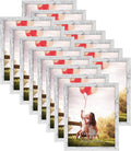 HORLIMER 8x10 Picture Frame Set of 15 for Rustic Decor
