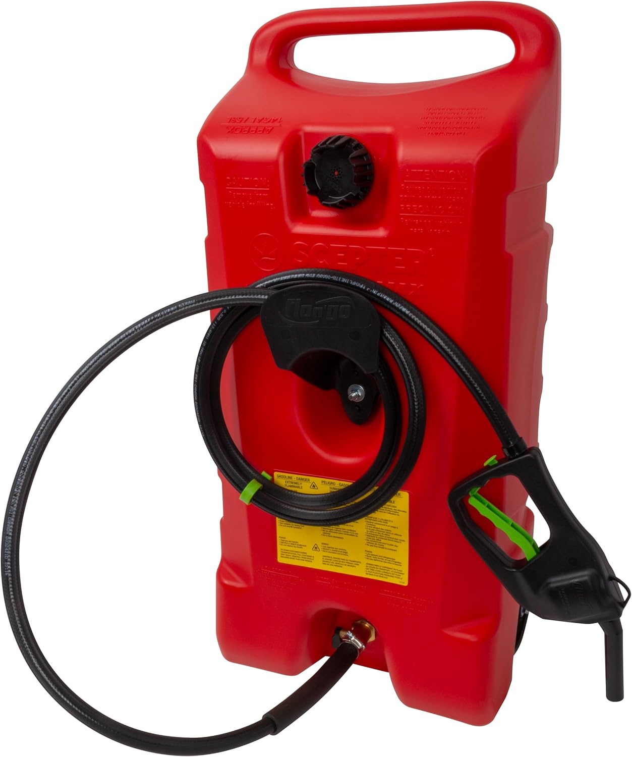 Scepter Duramax Flo N Go 14 Gallon Gas Caddy for Easy Fueling