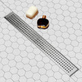 SaniteModar Linear Shower Drain 36 in - Brushed 304 Stainless Steel