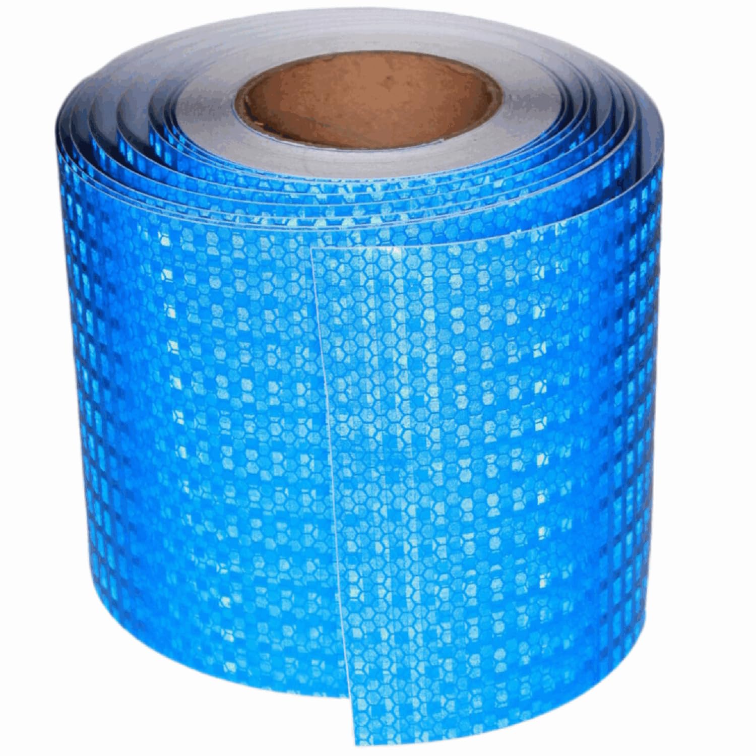 Blue Reflective Tape 6in X 68FT for Safety and Decoration