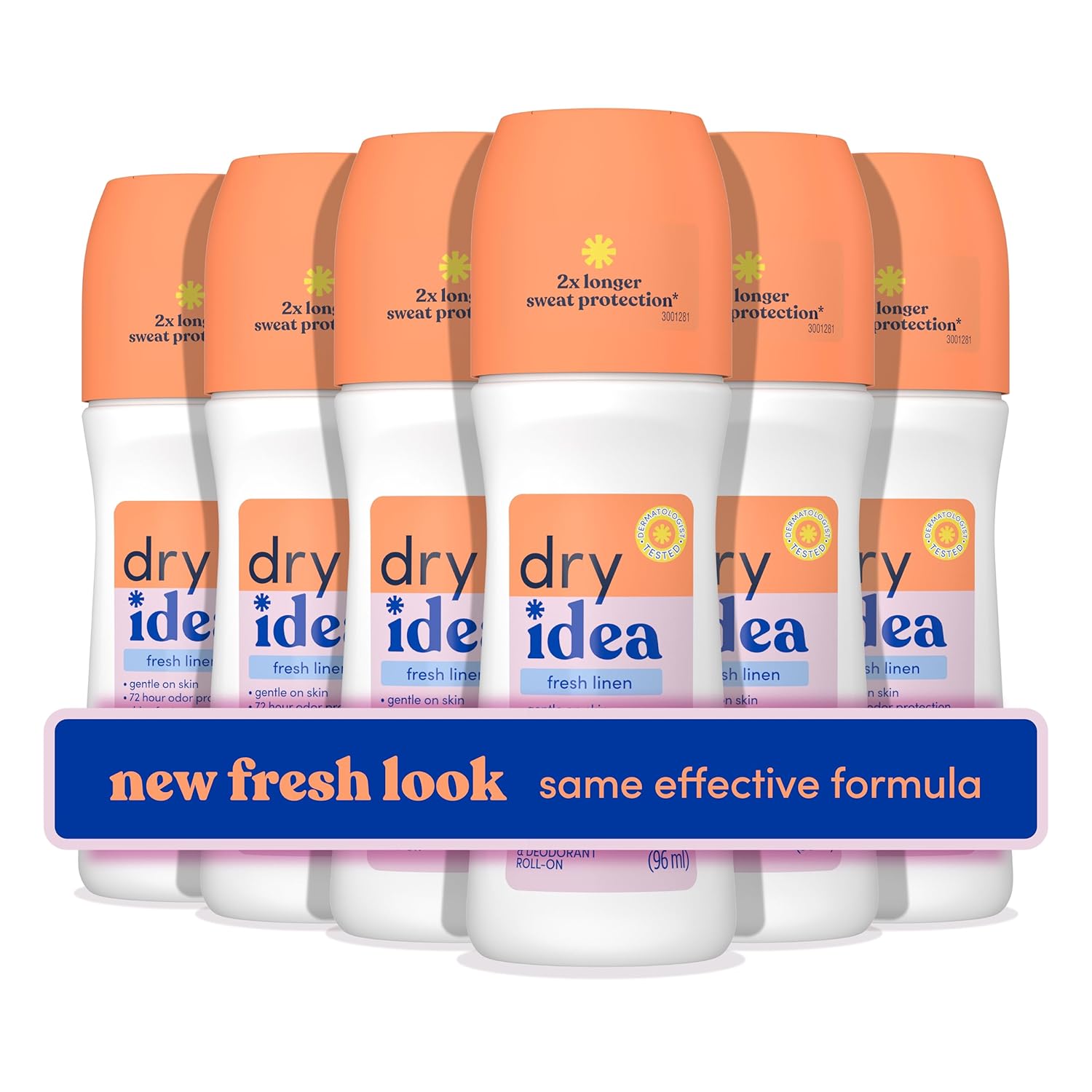 Dry Idea Fresh Linen Scent Roll On Deodorant for Women