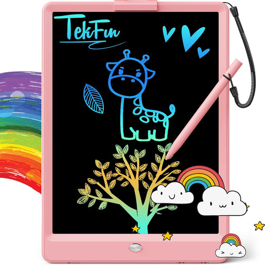 TEKFUN 10inch Colorful Doodle Board - Mess-Free Fun!
