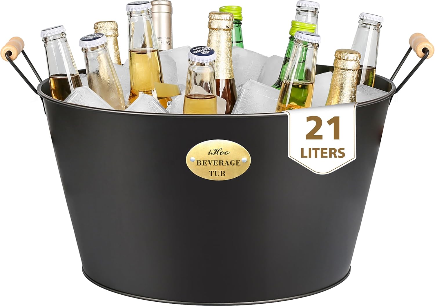 Large 5.5 Gallons Beverage Tub for Parties and Gatherings