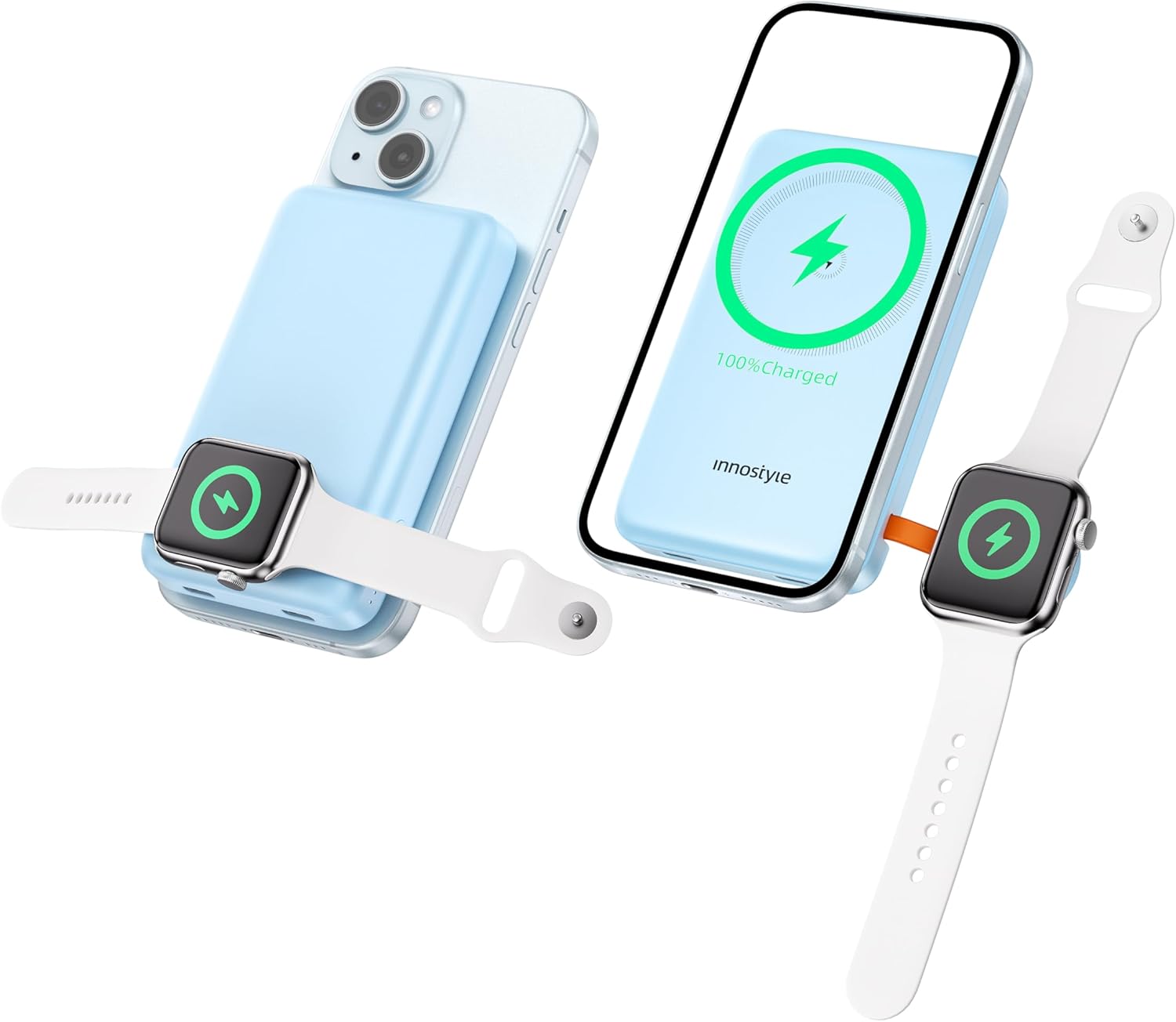 Innostyle Magnetic 4-in-1 Power Bank - Fast Charging & Stylish