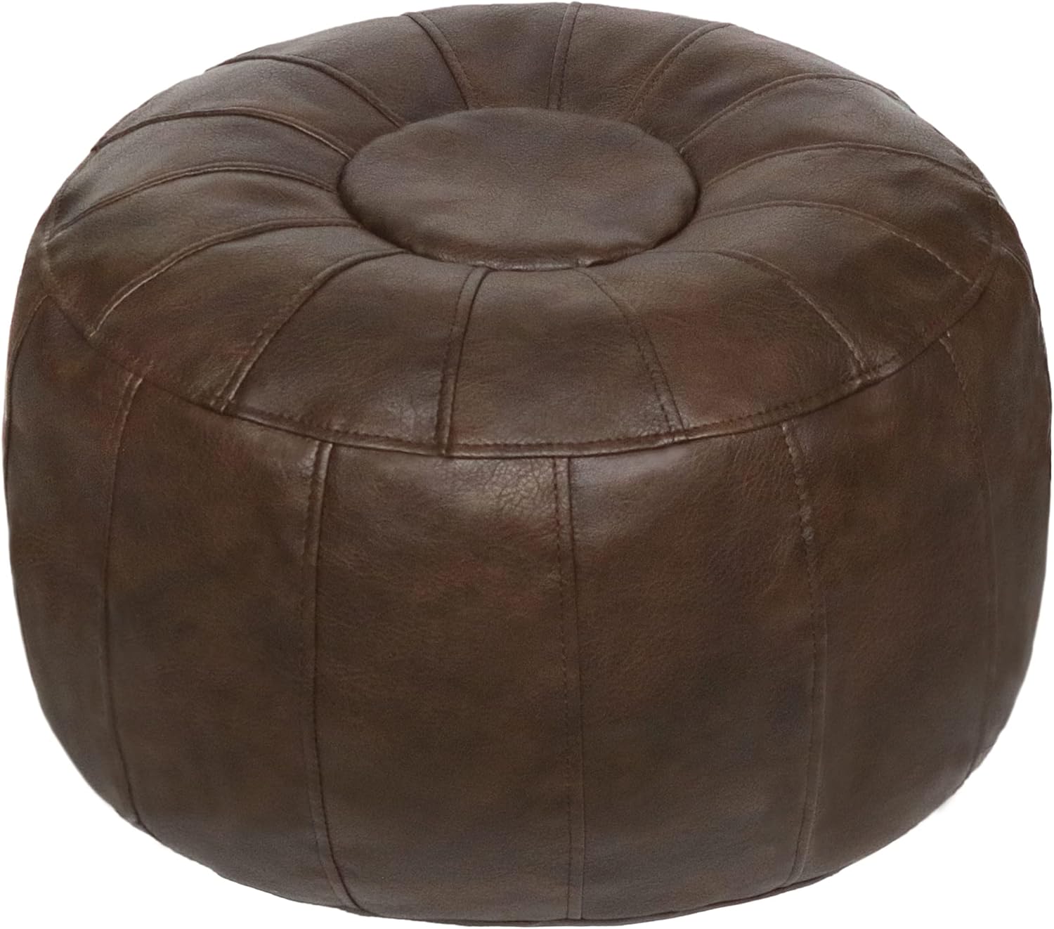 Unstuffed Moroccan Storage Pouf Foot Stool for Any Space