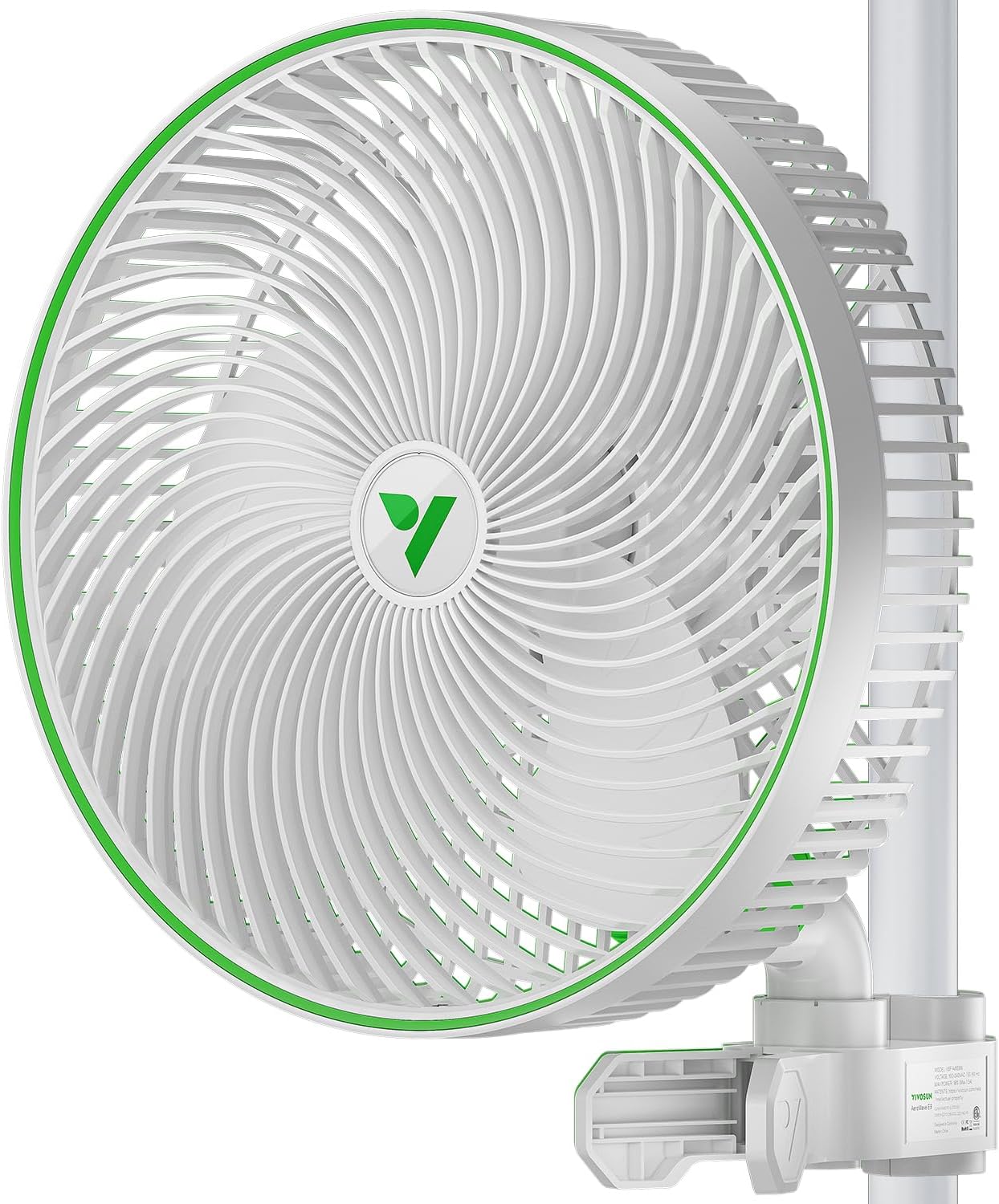 VIVOSUN AeroWave E9 Fan: WiFi, Auto-Oscillating, Quiet