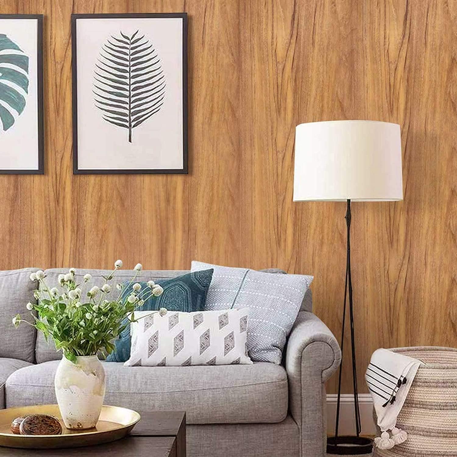 Peel and Stick Wood Grain Wallpaper for Easy Home Decor