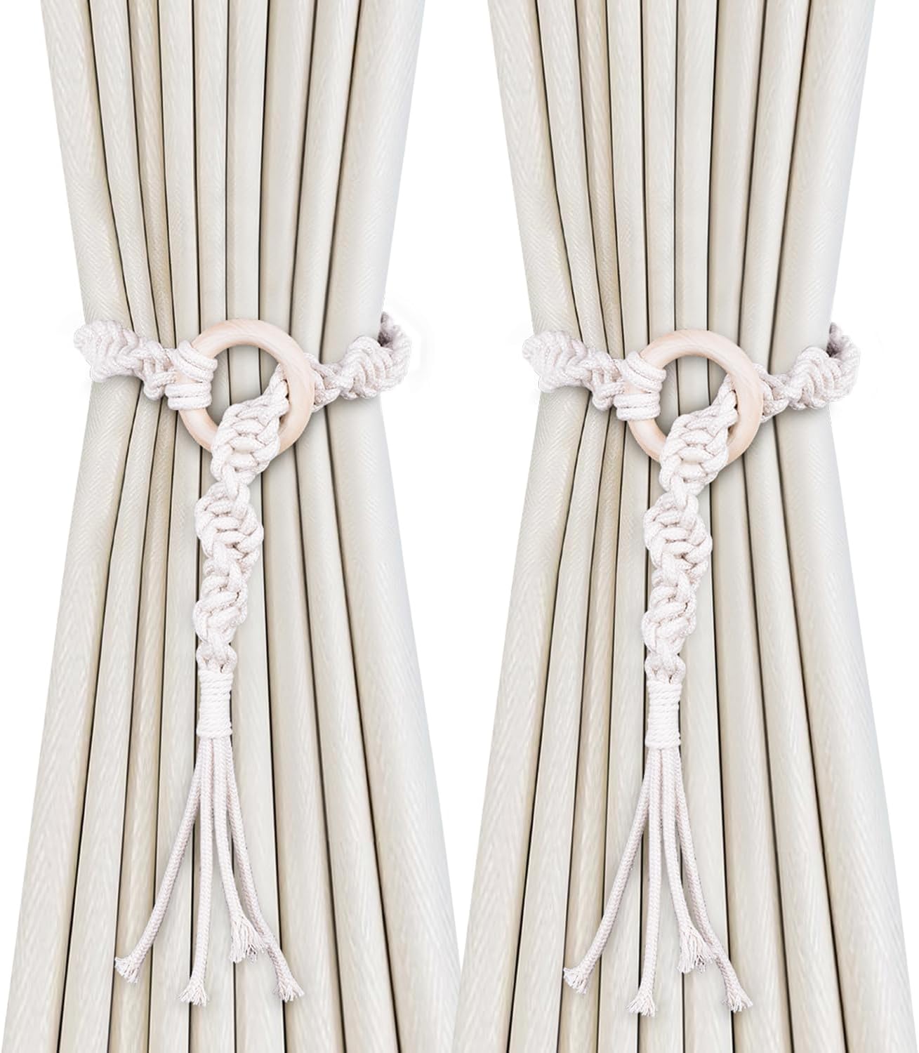 Boho Cotton Tiebacks for Style & Function