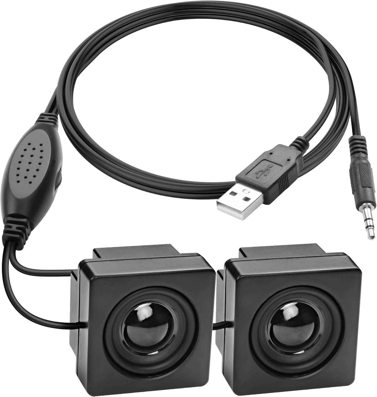 Compact Mini Computer Speakers USB Powered
