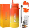 32 oz Tea Infuser Water Bottle - Triple Wall Insulated Bottle