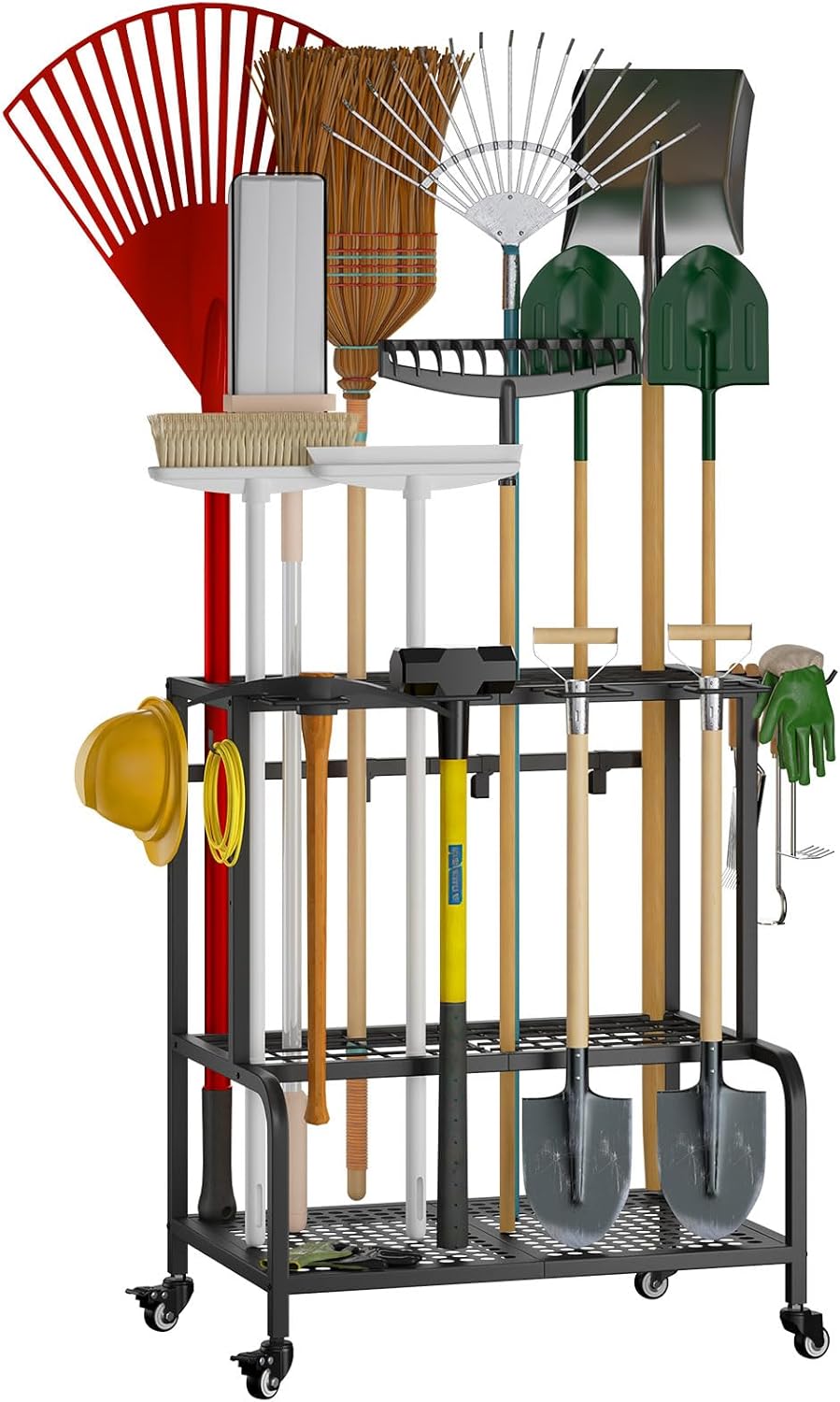 Mobile Garden Tool Organizer - Store up to 60 Tools!