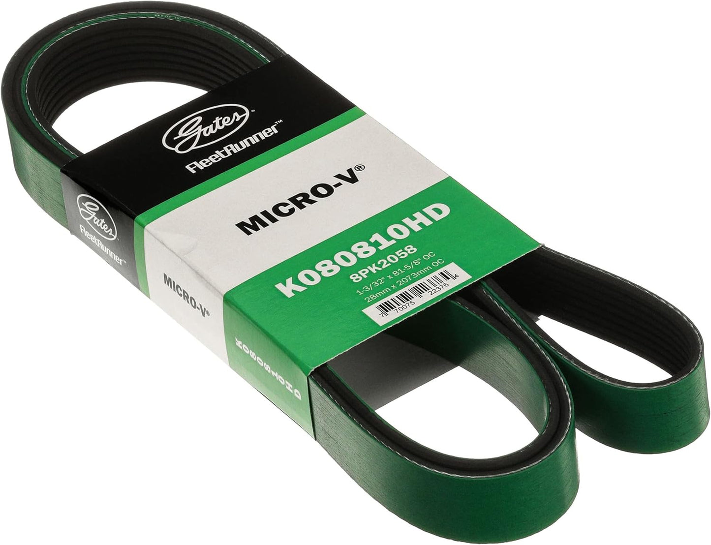 Gates K080810HD FleetRunner Micro-V Serpentine Drive Belt Review