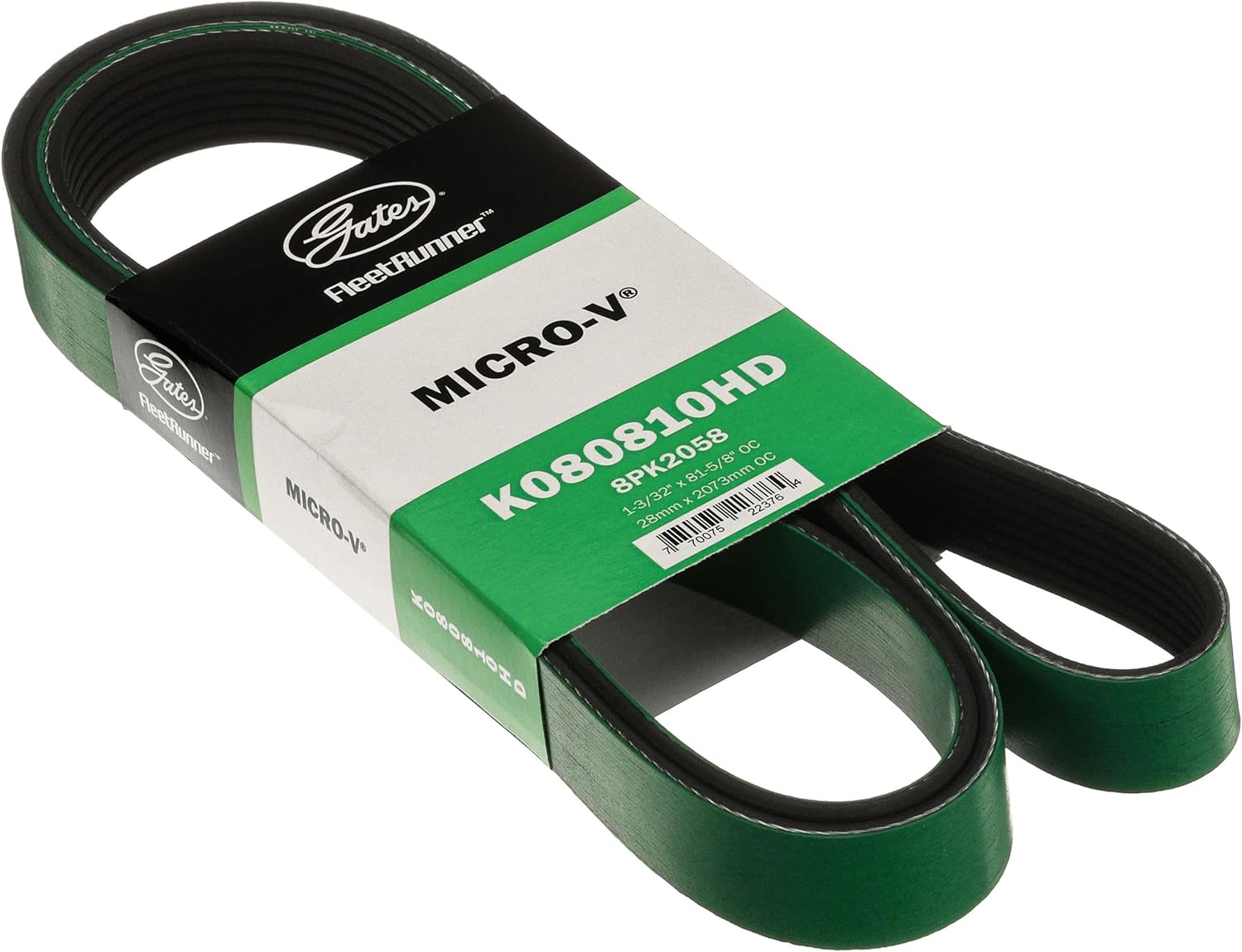 Gates K080810HD FleetRunner Micro-V Serpentine Drive Belt Review