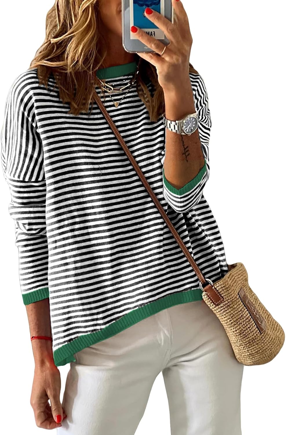 Womens Lightweight Cotton Sweaters for Casual Everyday Wear