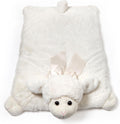 Bearington Baby Lamby Plush Animal Tummy Time Mat - Soft Infant Play