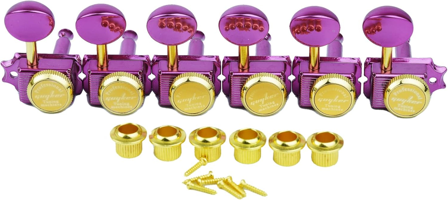 Guyker 6 Inline Vintage Guitar Lock String Tuners for ST TL