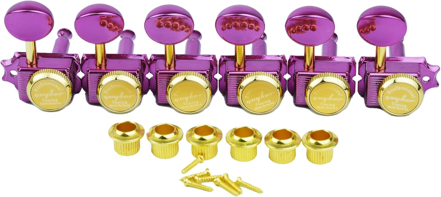 Guyker 6 Inline Vintage Guitar Lock String Tuners for ST TL