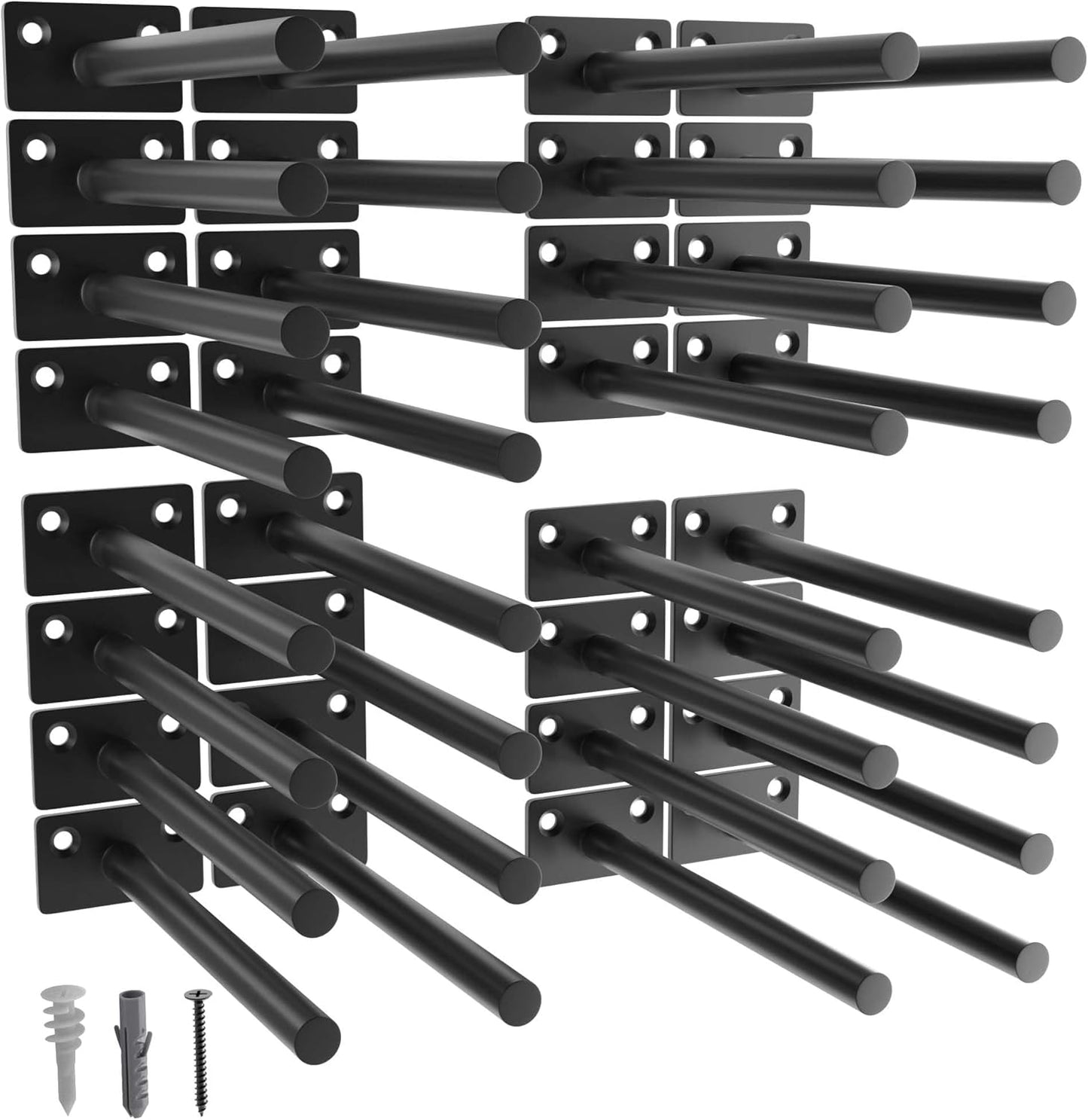 LEOPO Black Floating Shelf Bracket for Stylish Home Decor