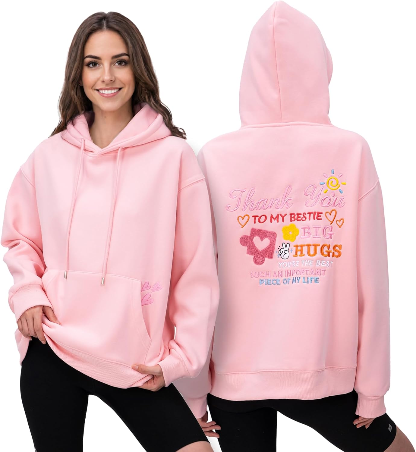 Cozy 2025 Embroidered Hoodie by Lephissa