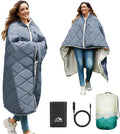 Heated Blanket Battery Operated Portable Wearable Shawl - Outdoor