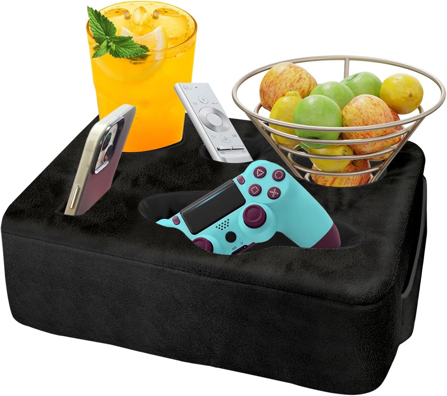 Couch Bed Cup Holder Pillow for Drinks and Snacks Anywhere