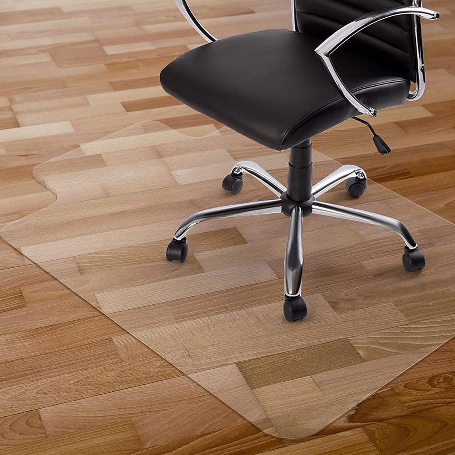 Protective 36x48 Rolling Chair Mat for Hardwood Floors