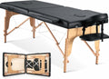 Portable Massage Table Wide Lash Bed Adjustable Height - Foldable 2