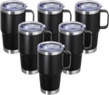20 oz Stainless Steel Tumbler with Handle for Travel and Home