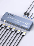 4x1 HDMI KVM Switch w/Multi-Viewer - 4K 60Hz Quad Screen Divider