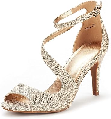 DREAM PAIRS Women's NILE Fashion Stilettos Open Toe Sandals