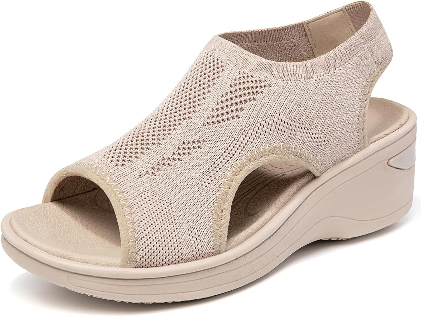 KOIMED Women's Comfortable Platform Walking Sandals for Summer