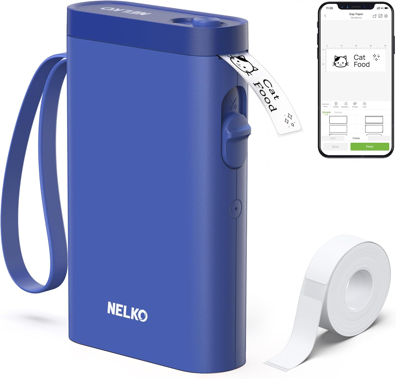 Nelko P21 Bluetooth Label Maker for Home Office School Use