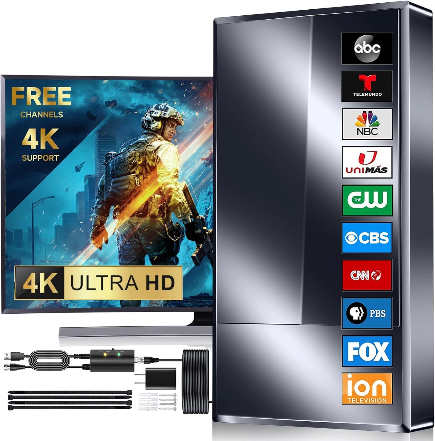 2024 Strongest Indoor TV Antenna with 2000+ Miles Range